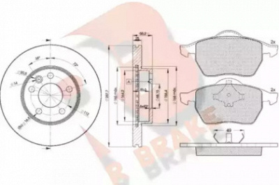 R BRAKE 3r11391093 -  